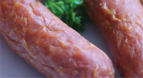 K&auml;secabanossi - in der Nahaufnahme sehen Sie die feine F&uuml;llung. Sie schmeckt, wie sie ausssieht.